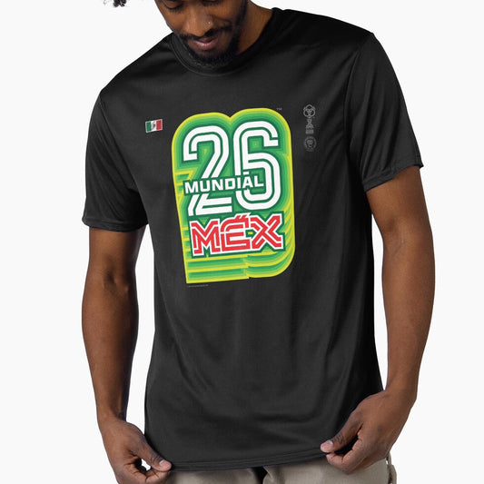 26 Soccer Cup Mxico Retro | Vintage Football Fan Graphic | Classic Red White Green Design | Unisex Sports by RSC-STORE - T-Shirt, Sweatshirt, Hoodie