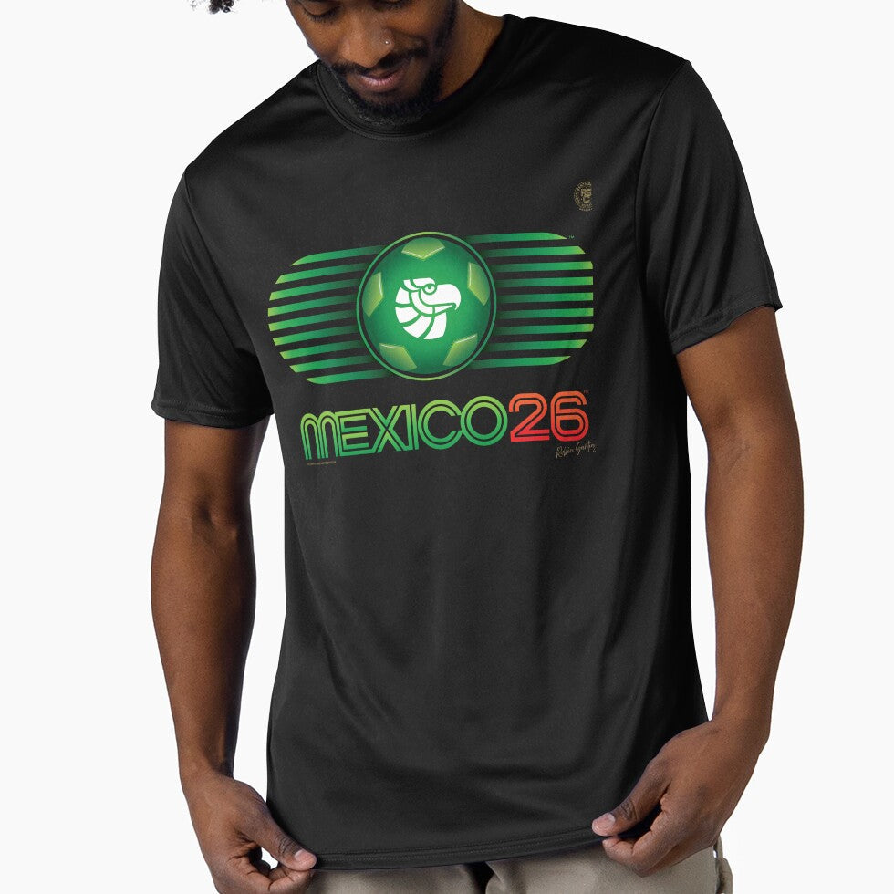 Mexico 26 World Cup Retro Logo. Autographed by RSC-STORE Unisex T-shirt, Sweatshirt, Hoodie, Long Sleeve Tee - T-Shirt, Sweatshirt, Hoodie