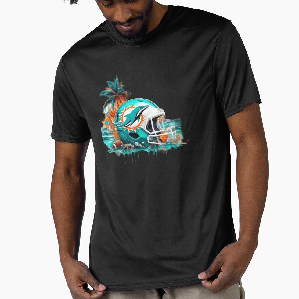 Marlins Football by UZRWRLD Unisex T-shirt, Sweatshirt, Hoodie, Long Sleeve Tee - T-Shirt, Sweatshirt, Hoodie