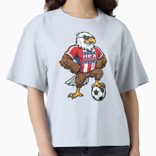 American Eagle Soccer Player World Cup 2026 by David Mateo ArtWorks Unisex T-shirt, Sweatshirt, Hoodie, Long Sleeve Tee - T-Shirt, Sweatshirt, Hoodie