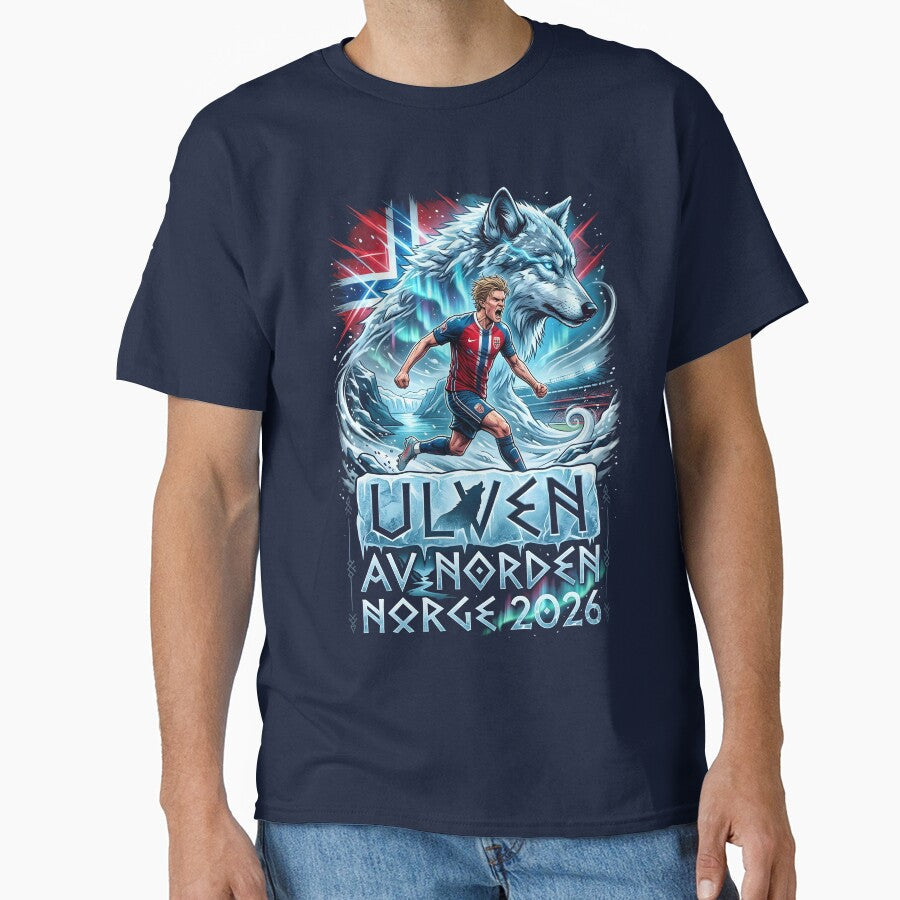 Ulven av Norden Norway - World Cup 2026 by VoidAnimeStudio Unisex T-shirt, Sweatshirt, Hoodie, Long Sleeve Tee - T-Shirt, Sweatshirt, Hoodie