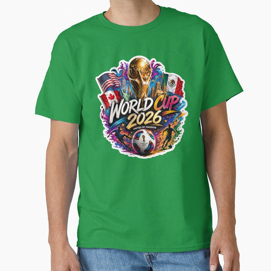 2026 World Cup by NorthernDk_art Unisex T-shirt, Sweatshirt, Hoodie, Long Sleeve Tee - T-Shirt, Sweatshirt, Hoodie