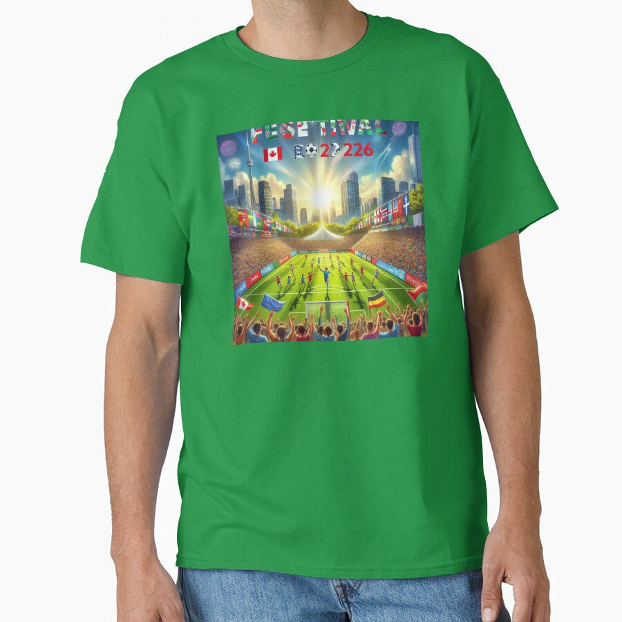 TORONTO SOCCER FESTIVAL 2026 by PaintMeWorld Unisex T-shirt, Sweatshirt, Hoodie, Long Sleeve Tee - T-Shirt, Sweatshirt, Hoodie