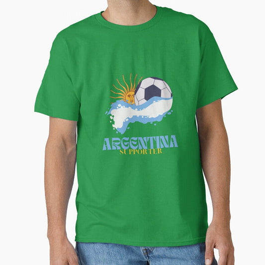 Argentina football supporter by BiSuSri Unisex T-shirt, Sweatshirt, Hoodie, Long Sleeve Tee - T-Shirt, Sweatshirt, Hoodie