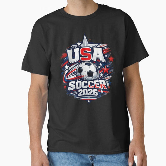 American Soccer Culture 2026 Streetwear Fan Art by XYZ Studio Unisex T-shirt, Sweatshirt, Hoodie, Long Sleeve Tee - T-Shirt, Sweatshirt, Hoodie