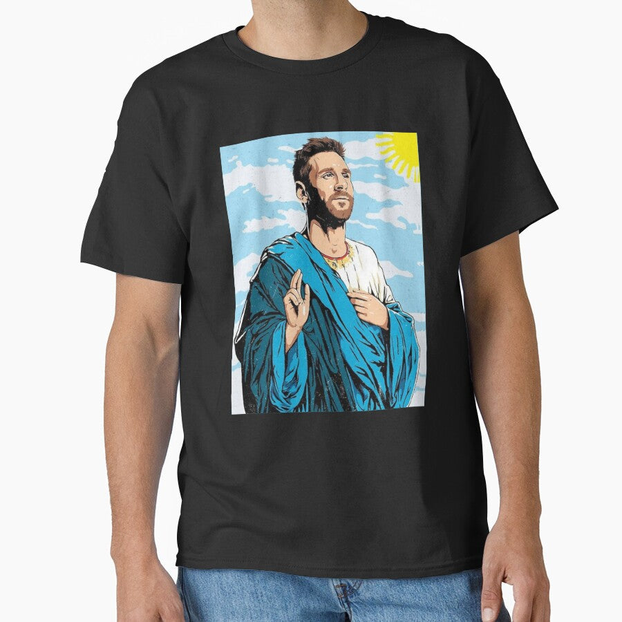 messi god by Magicfloor Unisex T-shirt, Sweatshirt, Hoodie, Long Sleeve Tee - T-Shirt, Sweatshirt, Hoodie