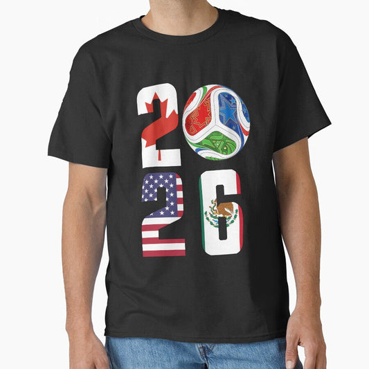 2026 Football Host Nations Canada USA Mexico Design by THAT'S WHAT TEE SAID Unisex T-shirt, Sweatshirt, Hoodie, Long Sleeve Tee - T-Shirt, Sweatshirt, Hoodie