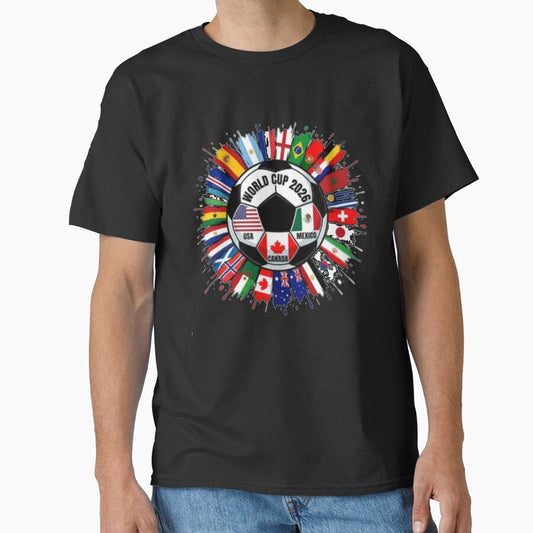2026 Soccer Cup Fanart by roartusa Unisex T-shirt, Sweatshirt, Hoodie, Long Sleeve Tee - T-Shirt, Sweatshirt, Hoodie