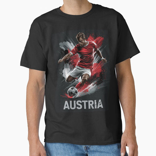 Austria Soccer by StudioRedKoala Unisex T-shirt, Sweatshirt, Hoodie, Long Sleeve Tee - T-Shirt, Sweatshirt, Hoodie