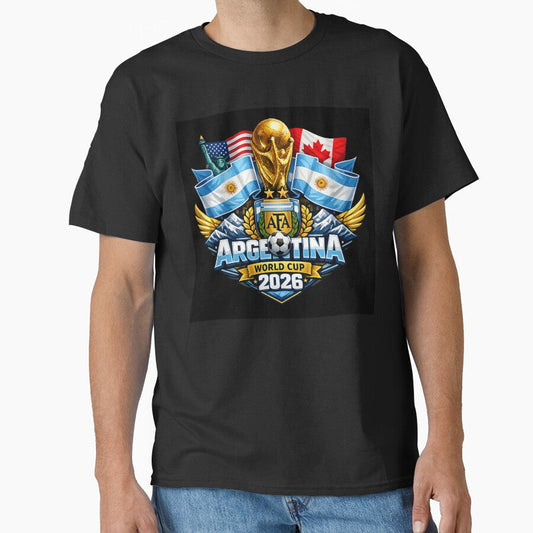Argentina Football Passion 2026 Retro Fan Art by jasonhiggins Unisex T-shirt, Sweatshirt, Hoodie, Long Sleeve Tee - T-Shirt, Sweatshirt, Hoodie