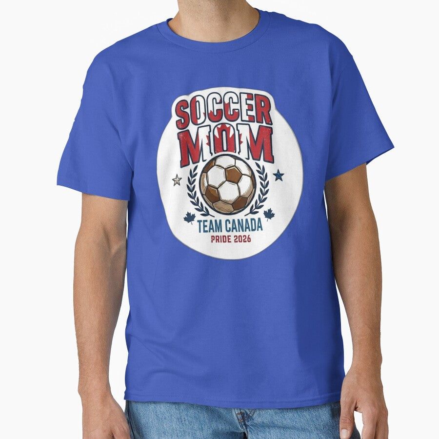 Vintage Canada Soccer Mom Retro Canadian Flag Football Fan by Fatomfatom Unisex T-shirt, Sweatshirt, Hoodie, Long Sleeve Tee - T-Shirt, Sweatshirt, Hoodie