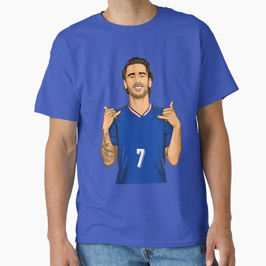 Antoine Griezmann by Aldduardo Unisex T-shirt, Sweatshirt, Hoodie, Long Sleeve Tee - T-Shirt, Sweatshirt, Hoodie