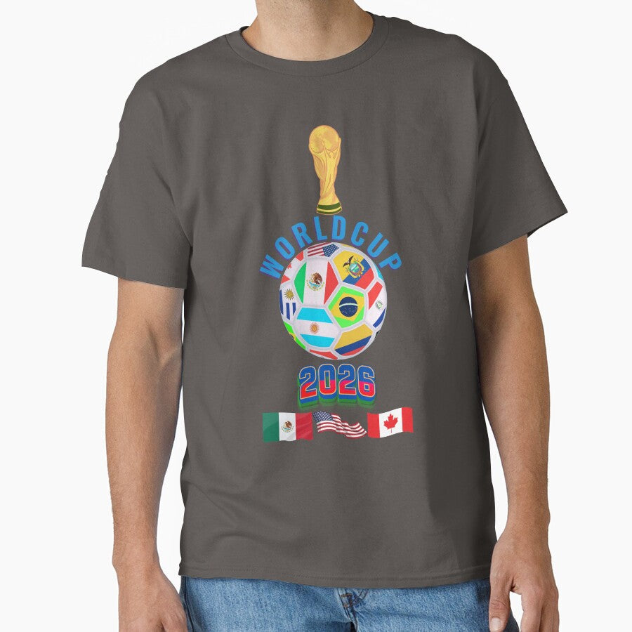 World cup football 2026 by YEMIDELDESIGNS Unisex T-shirt, Sweatshirt, Hoodie, Long Sleeve Tee - T-Shirt, Sweatshirt, Hoodie