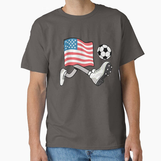 America Soccer Fans Jersey - United States Football Lovers by Colorfulman Unisex T-shirt, Sweatshirt, Hoodie, Long Sleeve Tee - T-Shirt, Sweatshirt, Hoodie
