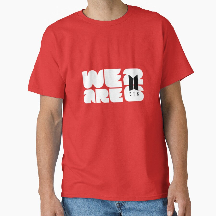 Bts We Are Minimalist Logo by LorenBehre Unisex T-shirt, Sweatshirt, Hoodie, Long Sleeve Tee - T-Shirt, Sweatshirt, Hoodie