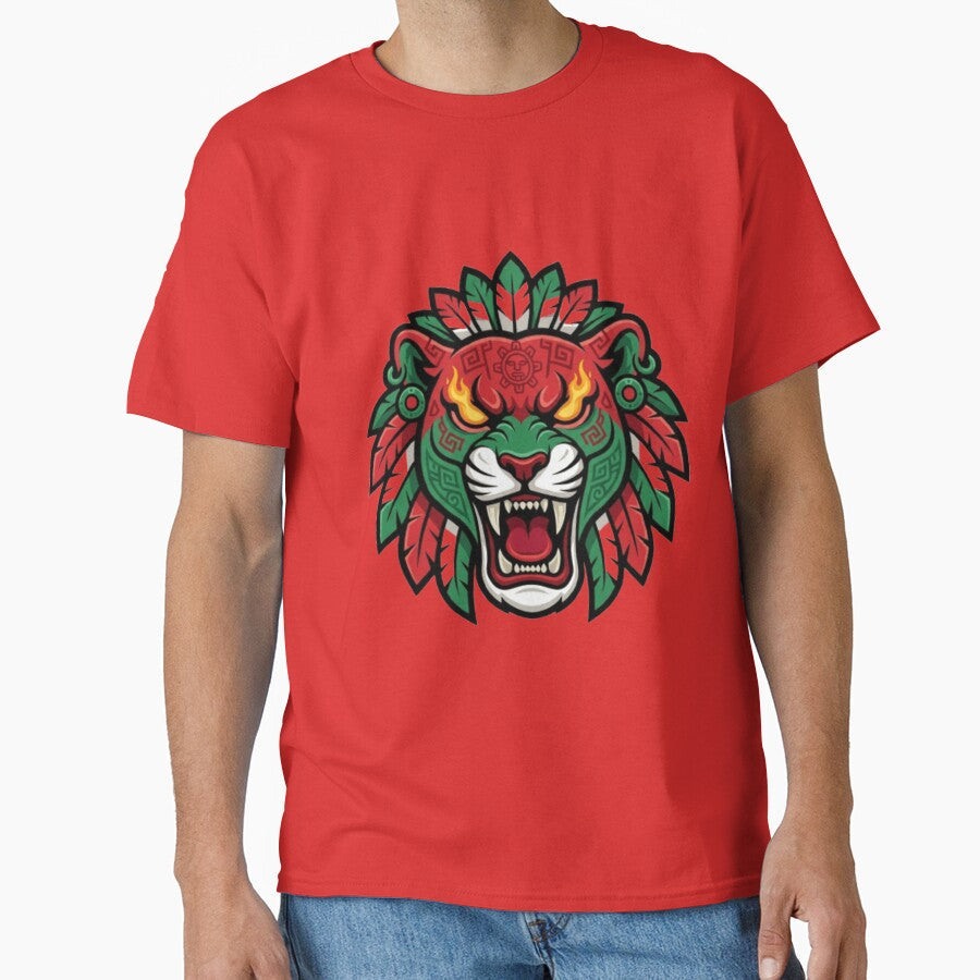 Mexico Soccer Aztec Jaguar - Mexican Football Fan 2026 by NewDesignFR Unisex T-shirt, Sweatshirt, Hoodie, Long Sleeve Tee - T-Shirt, Sweatshirt, Hoodie