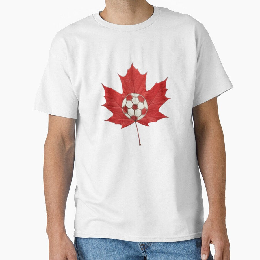 Canadian Soccer Maple Leaf Design - Canada Football Pride by Bulk store Unisex T-shirt, Sweatshirt, Hoodie, Long Sleeve Tee - T-Shirt, Sweatshirt, Hoodie