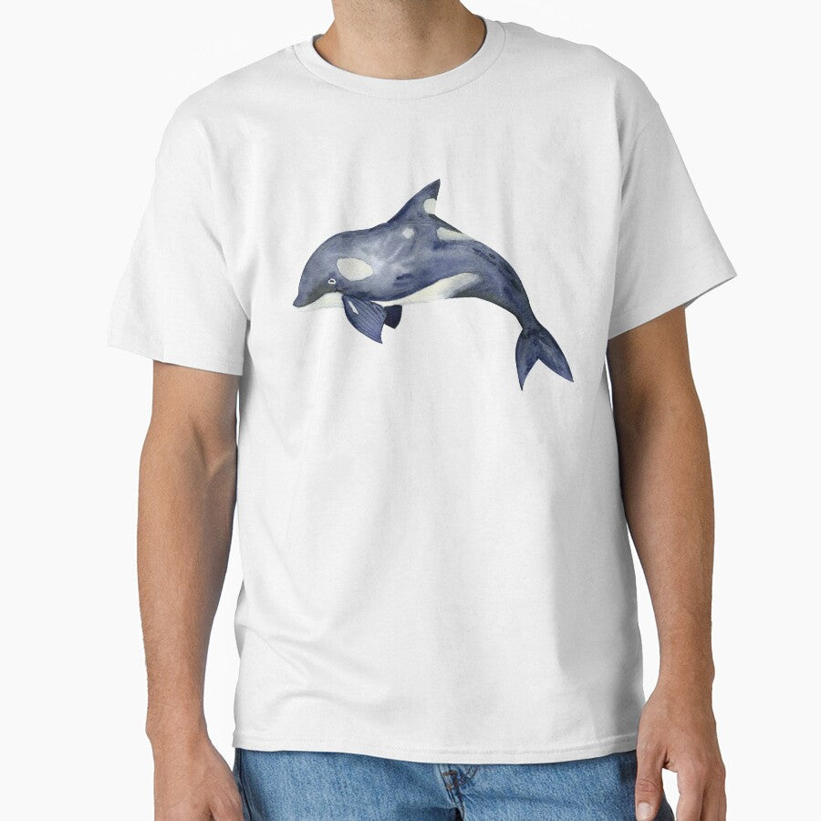 Beautiful blue ocean inhabitant by denions - Adult & Kids T-Shirts, Sweatshirts & Hoodies apparel design preview 1