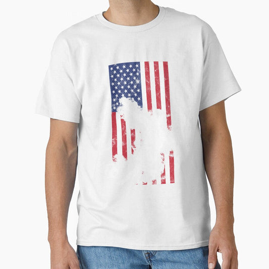 American Flag USA Soccer Lover Player Fan by dfunky Unisex T-shirt, Sweatshirt, Hoodie, Long Sleeve Tee - T-Shirt, Sweatshirt, Hoodie