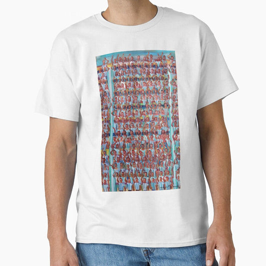 Argentine tribune by Diego Manuel Rodriguez Unisex T-shirt, Sweatshirt, Hoodie, Long Sleeve Tee - T-Shirt, Sweatshirt, Hoodie