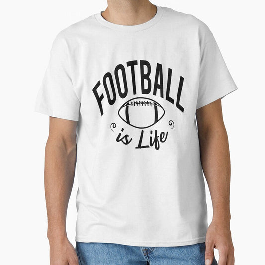 American Football is life T-shirt design by MissDewi Unisex T-shirt, Sweatshirt, Hoodie, Long Sleeve Tee - T-Shirt, Sweatshirt, Hoodie