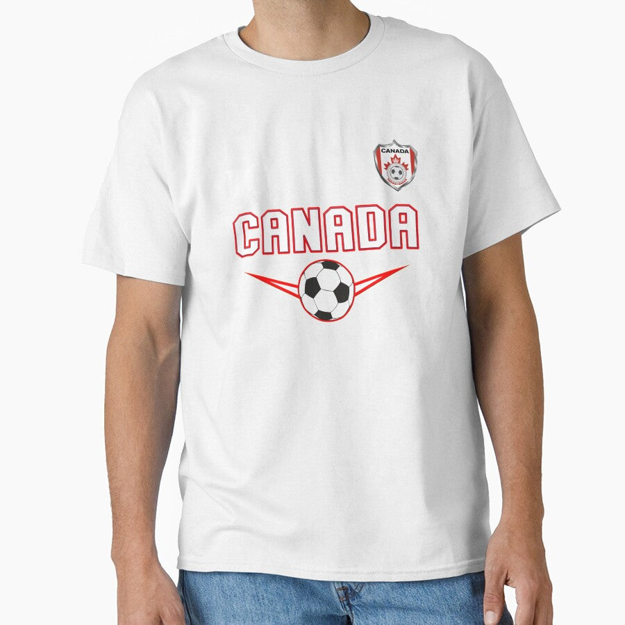 Canada Soccer Design with number 10 - Original Sports Apparel by fermo Unisex T-shirt, Sweatshirt, Hoodie, Long Sleeve Tee - T-Shirt, Sweatshirt, Hoodie