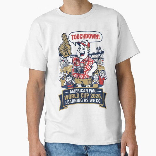 American Fan  Learning as We Go V2 by 1RSN Unisex T-shirt, Sweatshirt, Hoodie, Long Sleeve Tee - T-Shirt, Sweatshirt, Hoodie