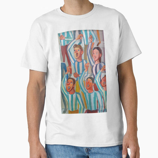 argentine fans by Diego Manuel Rodriguez Unisex T-shirt, Sweatshirt, Hoodie, Long Sleeve Tee - T-Shirt, Sweatshirt, Hoodie