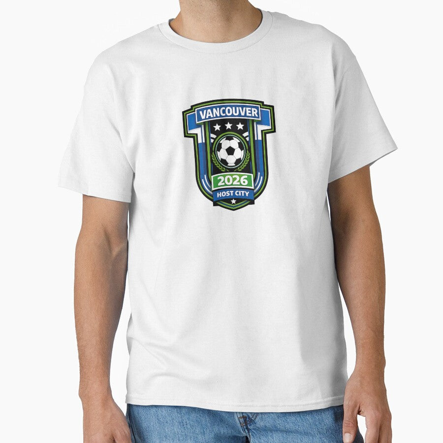 Vancouver Host City World Cup 2026 by BrickByDream Unisex T-shirt, Sweatshirt, Hoodie, Long Sleeve Tee - T-Shirt, Sweatshirt, Hoodie