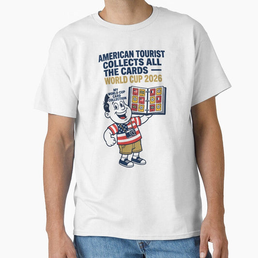 American Tourist Collects All the Cards V1 by 1RSN Unisex T-shirt, Sweatshirt, Hoodie, Long Sleeve Tee - T-Shirt, Sweatshirt, Hoodie