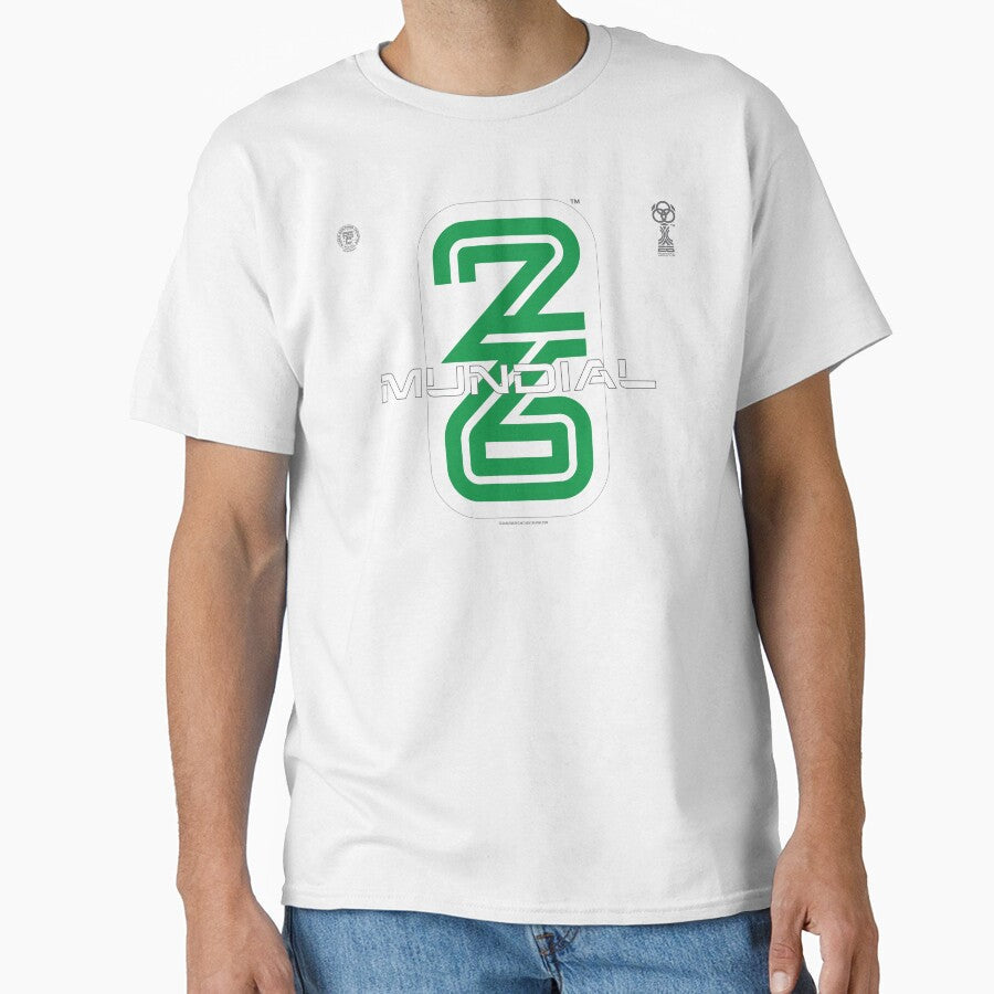 26 Mundial Soccer  Green Minimalist Football Graphic-Logo by RSC-STORE Unisex T-shirt, Sweatshirt, Hoodie, Long Sleeve Tee - T-Shirt, Sweatshirt, Hoodie