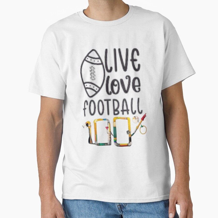 live love football by colkashop  Unisex T-shirt, Sweatshirt, Hoodie, Long Sleeve Tee - T-Shirt, Sweatshirt, Hoodie