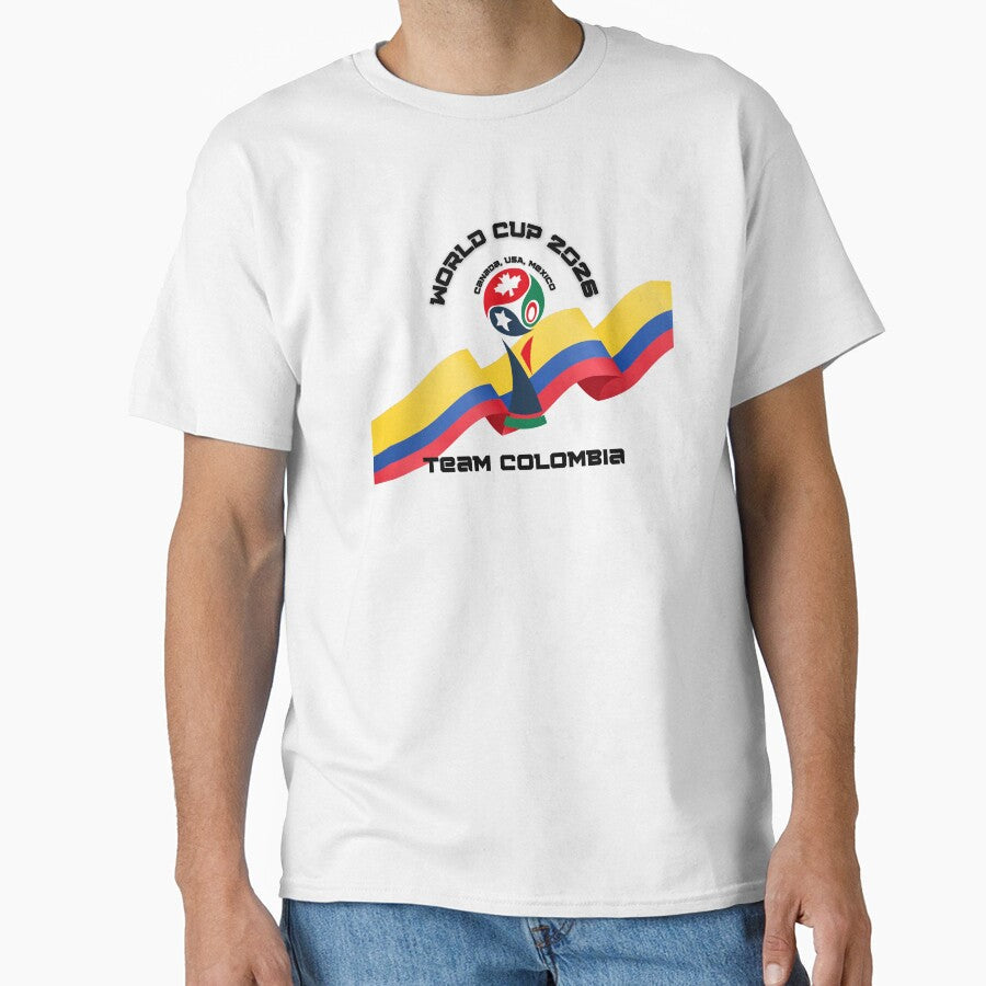 World Cup 2026 Team Colombia by M4ch4Moch1Design Unisex T-shirt, Sweatshirt, Hoodie, Long Sleeve Tee - T-Shirt, Sweatshirt, Hoodie