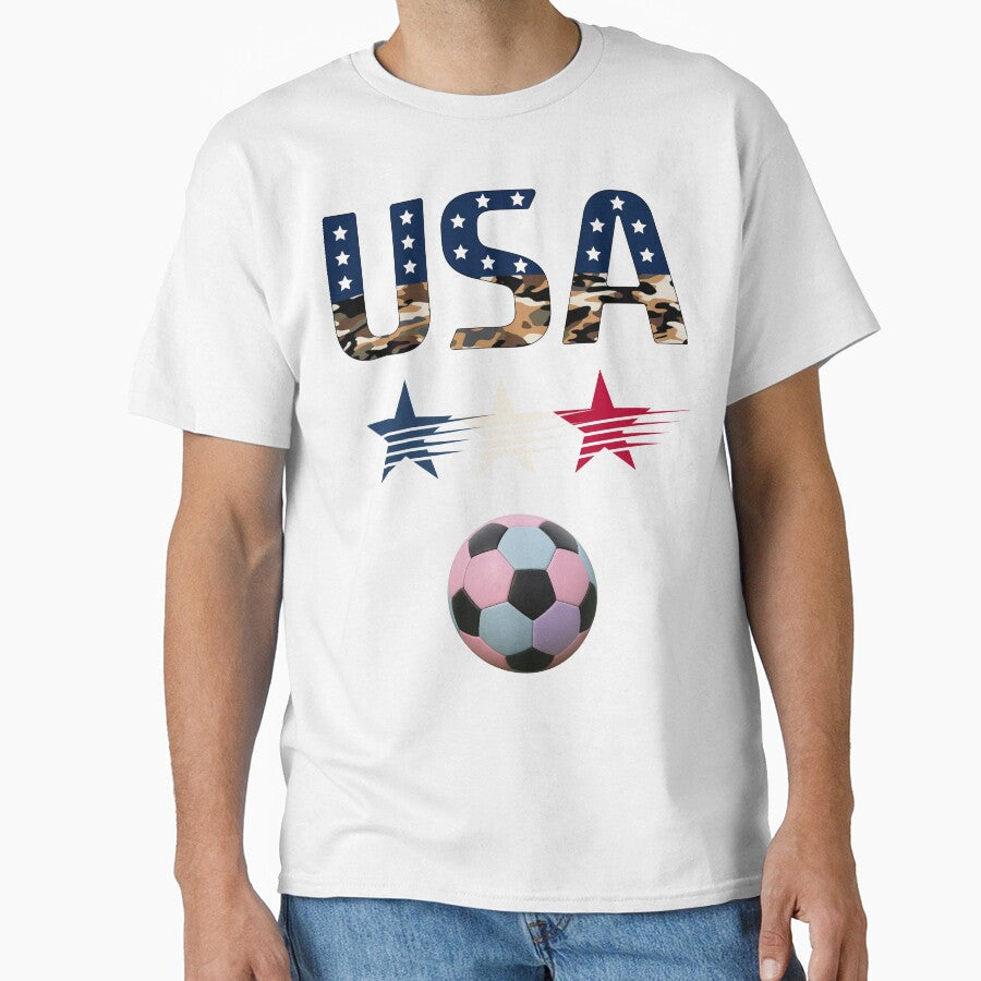 USA soccer camouflage by RAMIRELLI Unisex T-shirt, Sweatshirt, Hoodie, Long Sleeve Tee - T-Shirt, Sweatshirt, Hoodie