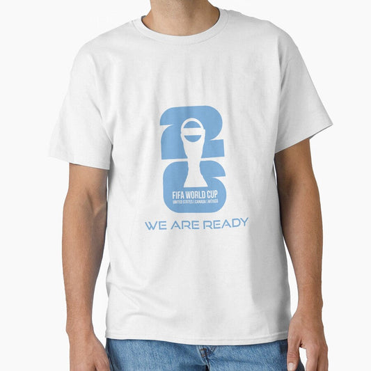 Argentina World Cup 2026 We Are Ready Trophy Sticker by topprinting Unisex T-shirt, Sweatshirt, Hoodie, Long Sleeve Tee - T-Shirt, Sweatshirt, Hoodie
