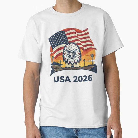 American Eagle 2026  USA World Cup by Beastlypixels Unisex T-shirt, Sweatshirt, Hoodie, Long Sleeve Tee - T-Shirt, Sweatshirt, Hoodie
