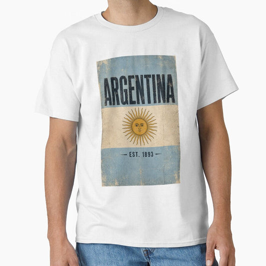 Argentina Vintage Football Heritage. by SaraSumi Unisex T-shirt, Sweatshirt, Hoodie, Long Sleeve Tee - T-Shirt, Sweatshirt, Hoodie