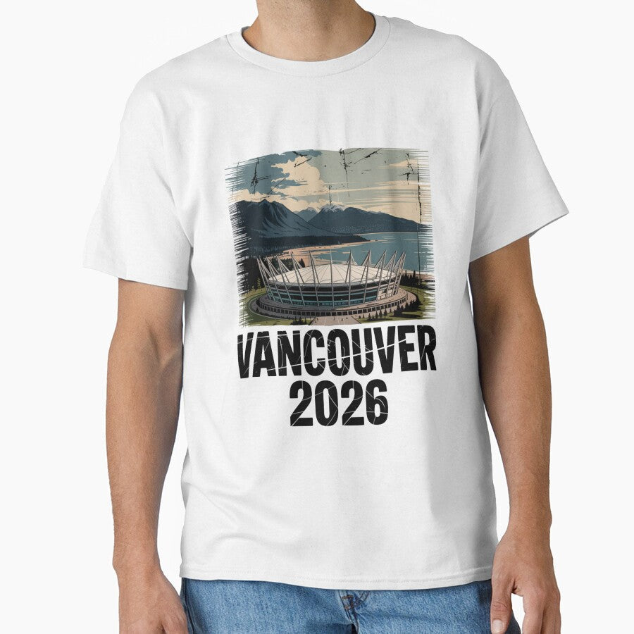Toronto 2026 Skyline T-Shirt V19 by DarylWelsh2024 Unisex T-shirt, Sweatshirt, Hoodie, Long Sleeve Tee - T-Shirt, Sweatshirt, Hoodie