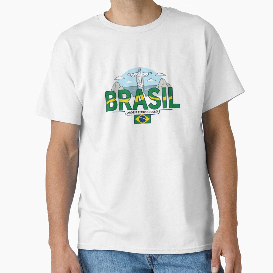 Brazil Brasil by ndlartistic Unisex T-shirt, Sweatshirt, Hoodie, Long Sleeve Tee - T-Shirt, Sweatshirt, Hoodie