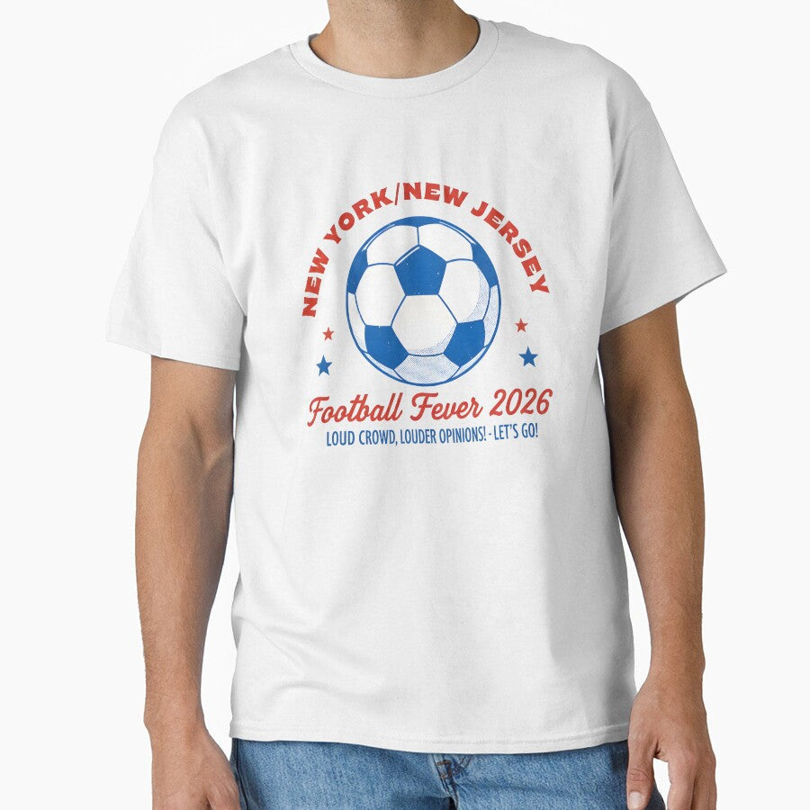 New York New Jersey 2026 Football Soccer USA by HowToCanadian Unisex T-shirt, Sweatshirt, Hoodie, Long Sleeve Tee - T-Shirt, Sweatshirt, Hoodie