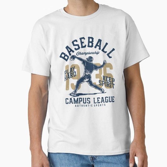 Baseball Campus League by D3monic Unisex T-shirt, Sweatshirt, Hoodie, Long Sleeve Tee - T-Shirt, Sweatshirt, Hoodie