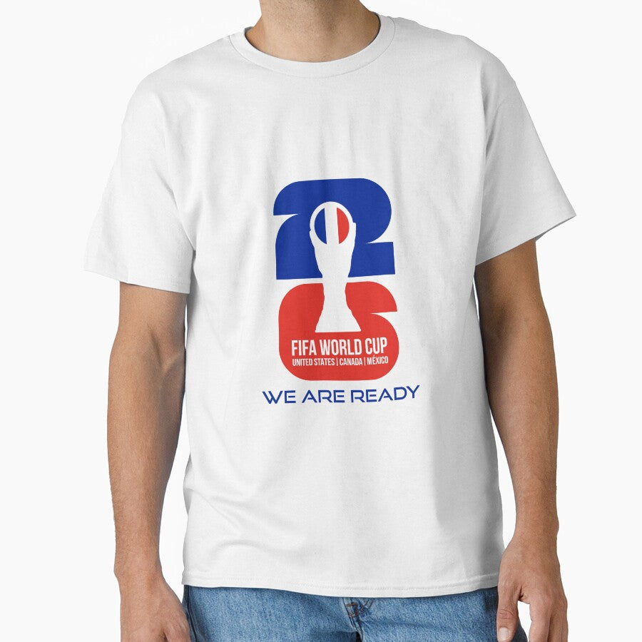 France World Cup 2026 We Are Ready Trophy Sticker by topprinting Unisex T-shirt, Sweatshirt, Hoodie, Long Sleeve Tee - T-Shirt, Sweatshirt, Hoodie