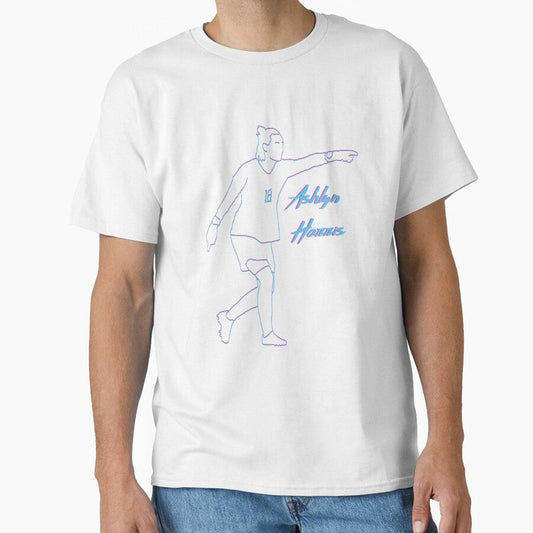 Ashlyn Harris Miami Vice Wave 80s 90s Style USWNT by Hevding Unisex T-shirt, Sweatshirt, Hoodie, Long Sleeve Tee - T-Shirt, Sweatshirt, Hoodie