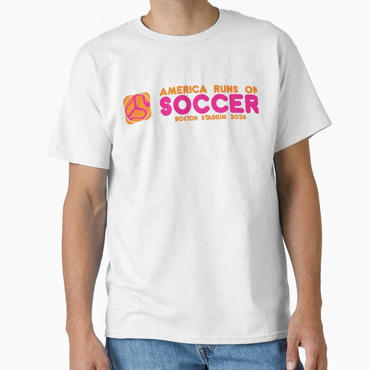 America Runs On Soccer by The Fonsecastein Shop Unisex T-shirt, Sweatshirt, Hoodie, Long Sleeve Tee - T-Shirt, Sweatshirt, Hoodie