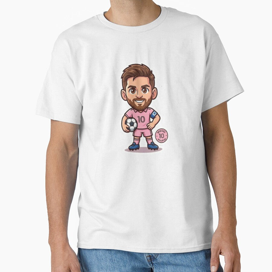 Cute MiniPop Pink Soccer Legend 10 Sticker - Chibi Football Fan Art by ZIKI VI Unisex T-shirt, Sweatshirt, Hoodie, Long Sleeve Tee - T-Shirt, Sweatshirt, Hoodie