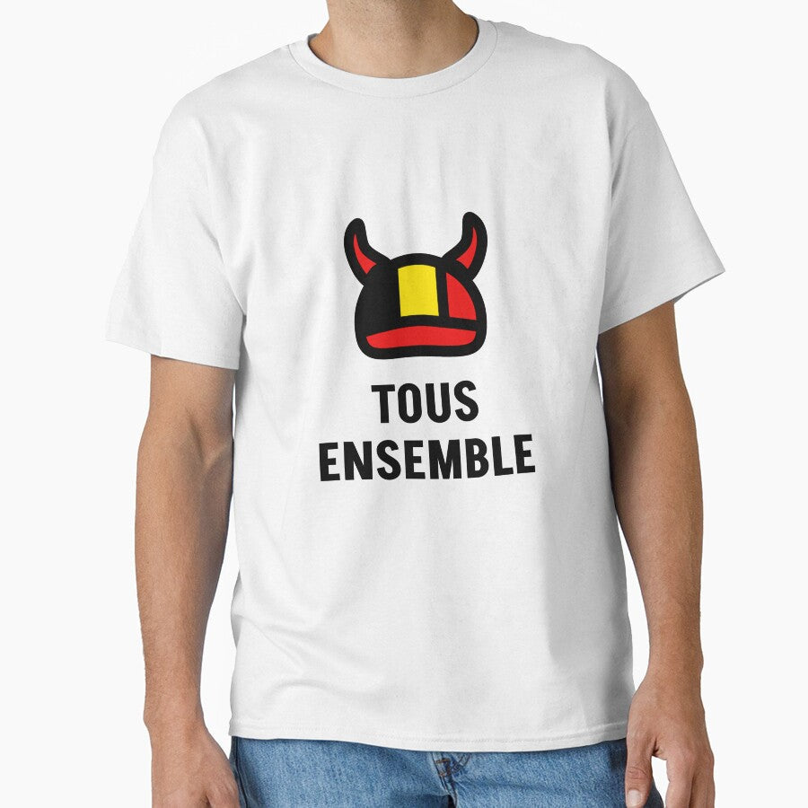 Tous Ensemble Belgian Red Devils National Soccer Team by BelgianDrip Unisex T-shirt, Sweatshirt, Hoodie, Long Sleeve Tee - T-Shirt, Sweatshirt, Hoodie