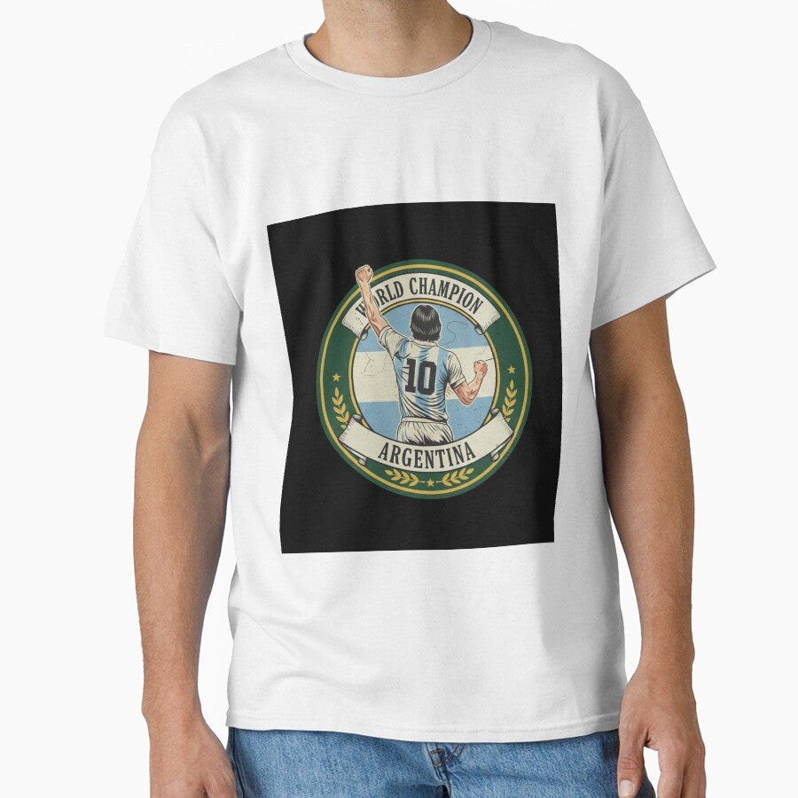 WORLD CHAMPIONS ARGENTINA by Unsent-Messages Unisex T-shirt, Sweatshirt, Hoodie, Long Sleeve Tee - T-Shirt, Sweatshirt, Hoodie
