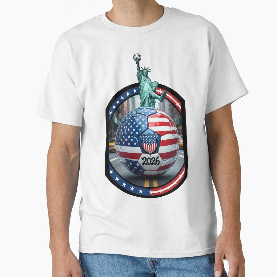 Football Championship 2026 USA cool design by UdertakerSHOP Unisex T-shirt, Sweatshirt, Hoodie, Long Sleeve Tee - T-Shirt, Sweatshirt, Hoodie