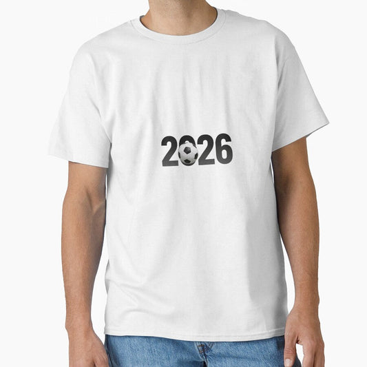 2026 Soccer Ball Football Fan Design by gluxdesing Unisex T-shirt, Sweatshirt, Hoodie, Long Sleeve Tee - T-Shirt, Sweatshirt, Hoodie