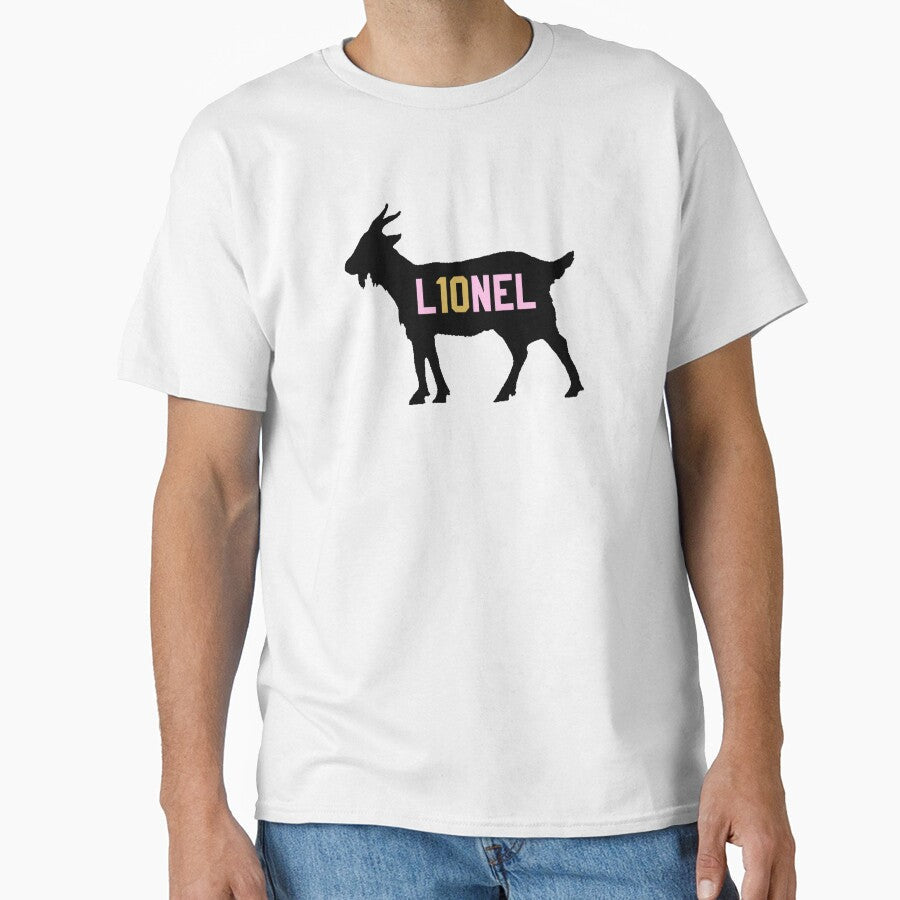 Lionel GOAT Miami Black Gold by VRedBaller Unisex T-shirt, Sweatshirt, Hoodie, Long Sleeve Tee - T-Shirt, Sweatshirt, Hoodie